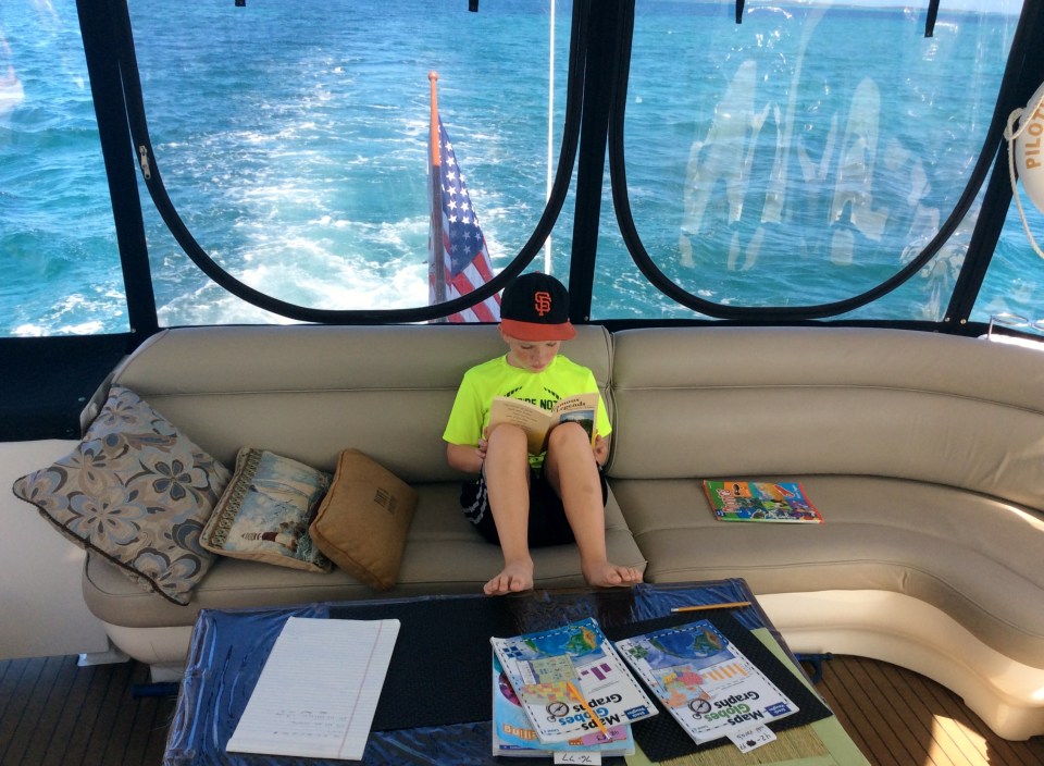 Ryan homeschooling underway