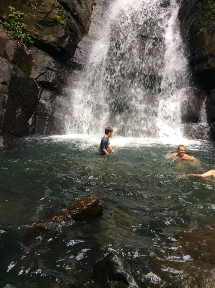 Ryan at La Mina Waterfall, El Yunque Rain Forest, PR