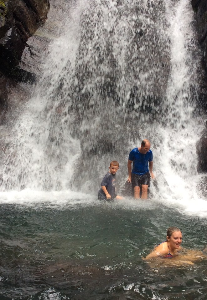 Ryan at La Mina Waterfall, El Yunque Rain Forest, PR