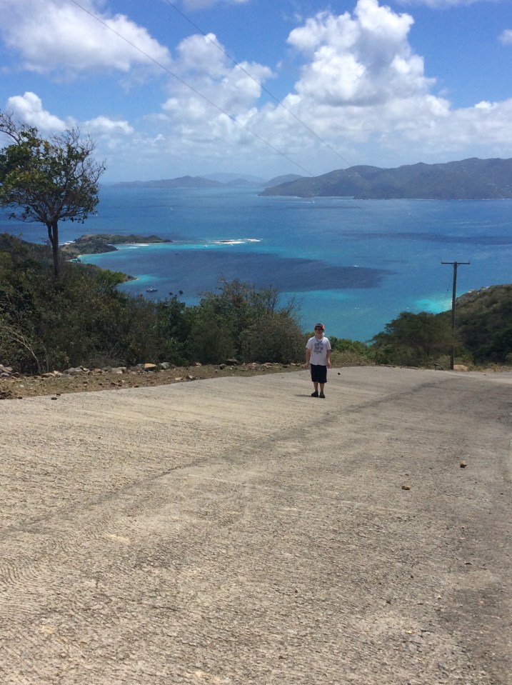 Jost Van Dyke hike, BVI