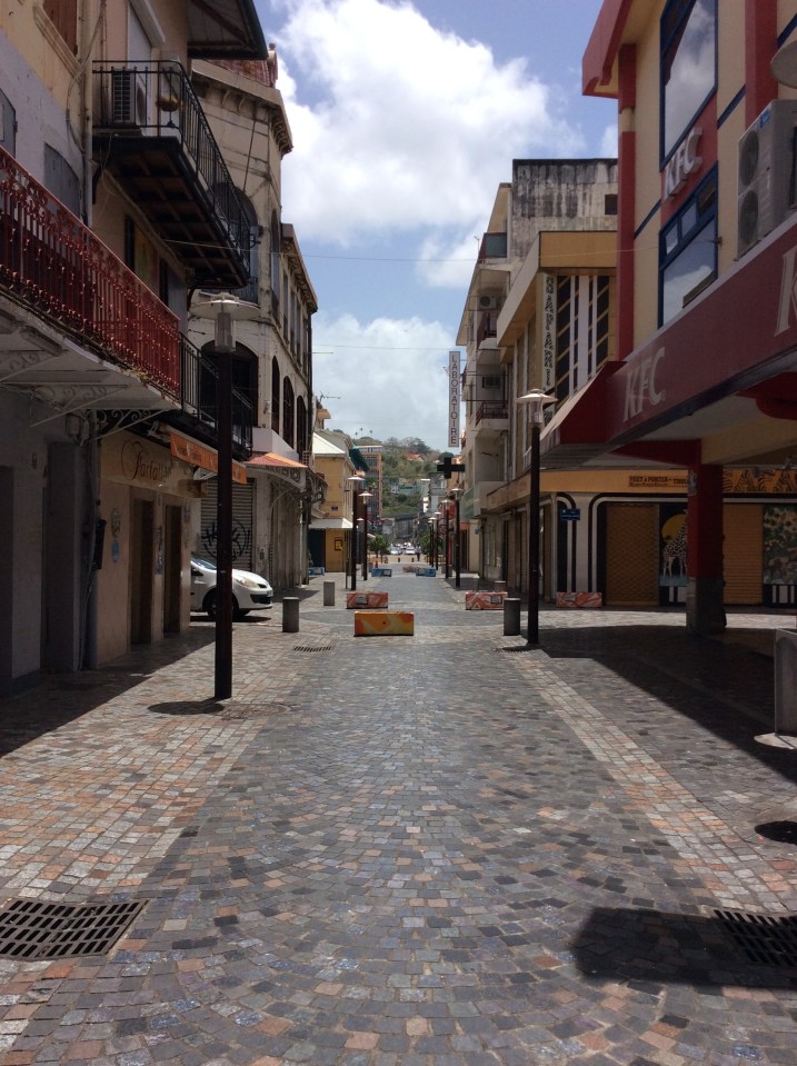 Fort de France, Martinique, Pedestrian Rue