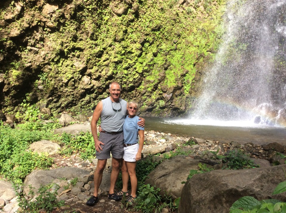Randy & Theresa, Dark View Falls, St. Vincent