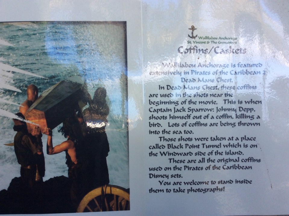 Pirates of the Caribbean set, Wallilabou Bay, St. Vincent
