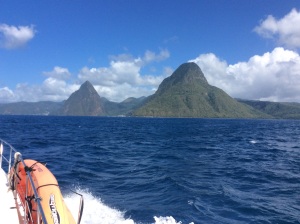 Cruising Past the Pitons, St. Lucia