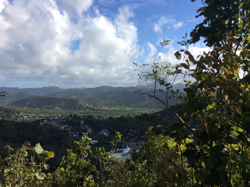 The Views Were Worth the Climb, Marigot Bay Hike, St. Lucia