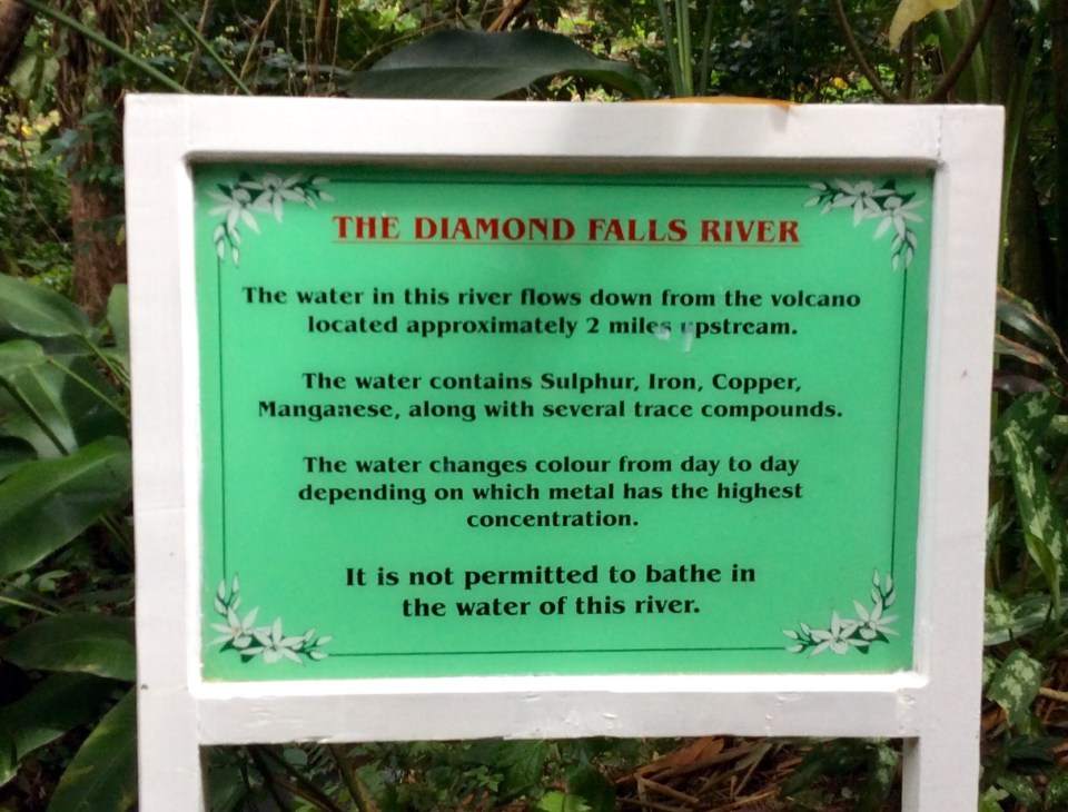 Diamond Falls, St. Lucia