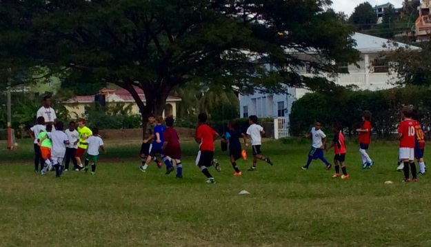 Soccer in S. Lucia