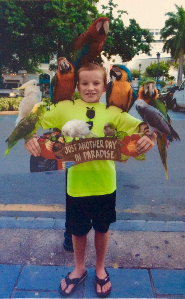 Just another day in paradise!