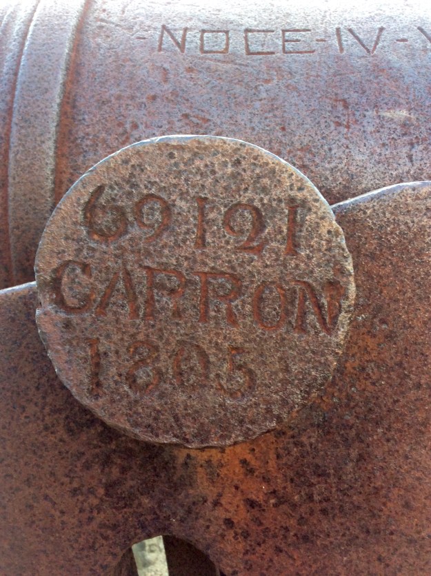 1805 Cannon Stamp, Fort Berkeley, Antigua
