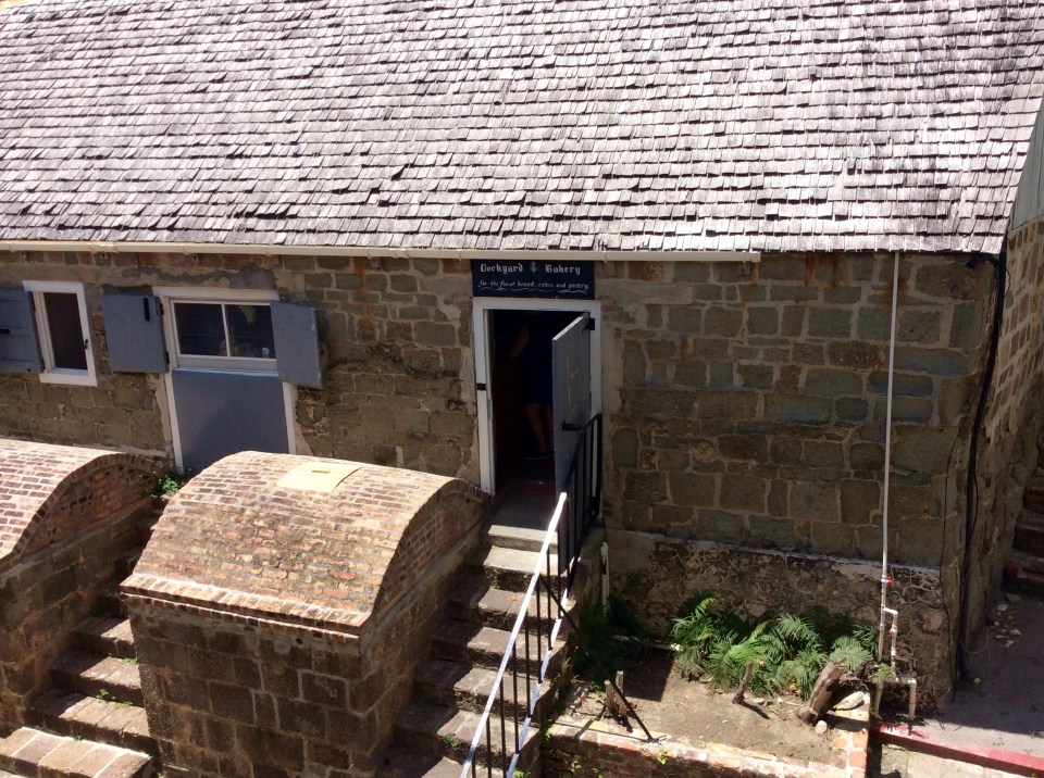 The Admiral's Kitchen is now home to Nelson's Dockyard Bakery