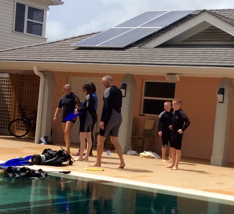 Time to get in the pool, Dive St. Lucia