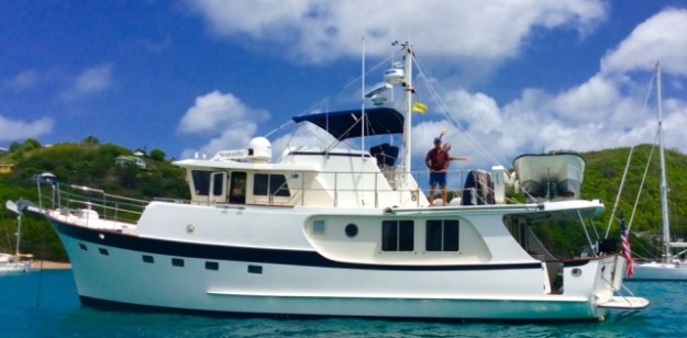 M/V Seamantha arriving in Admiralty Bay, Bequia