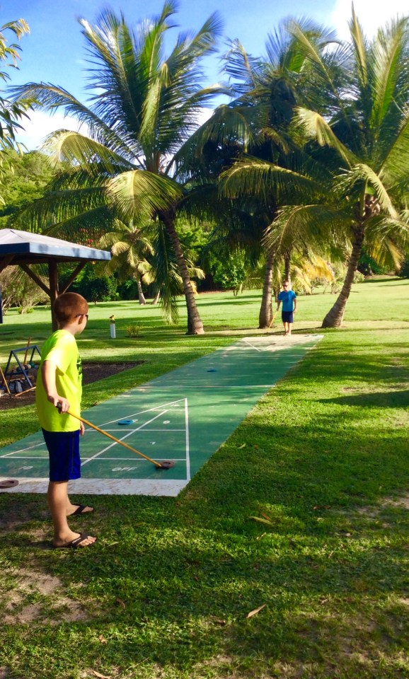 Shuffleboard, Mount Cinnamon Resort, St. George's, Grenada