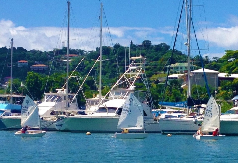 Sailing in St. Georges, Grenada