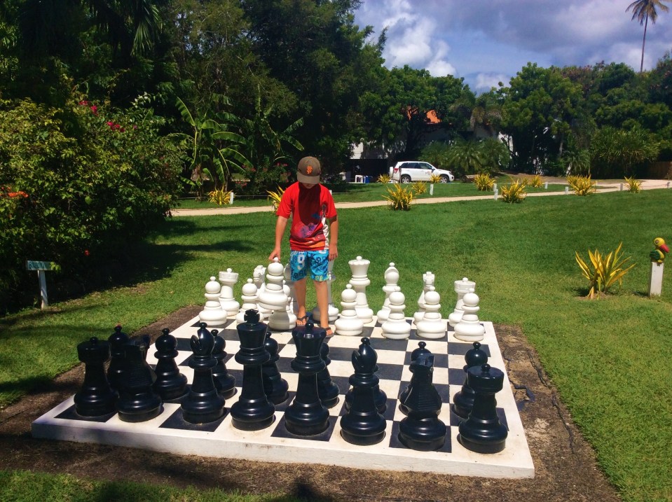 Ronan advances his pawn