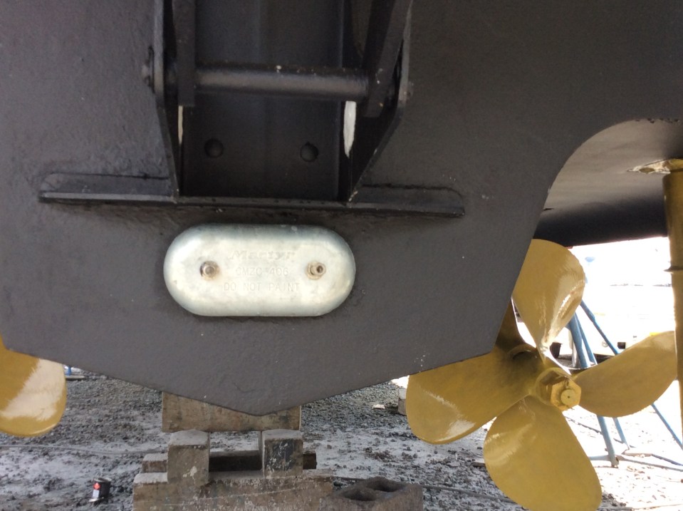 New zinc plate and Propspeed