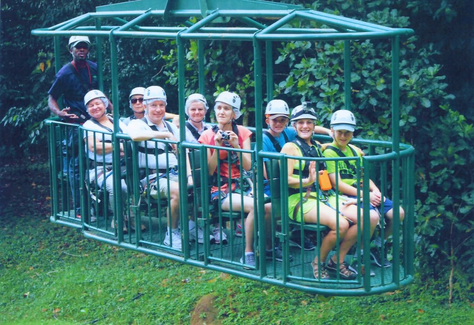 Rain Forest Adventures tram, St. Lucia