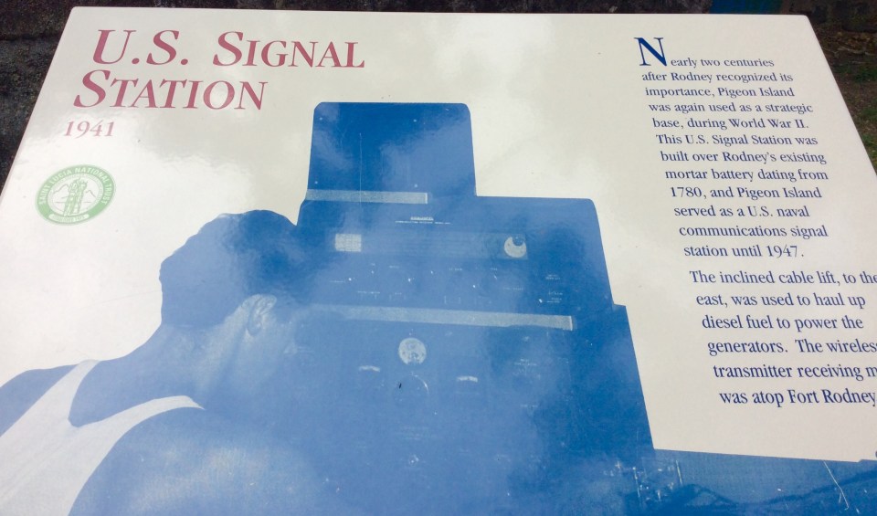 U.S. Signal Station (1941), Fort Rodney, St. Lucia