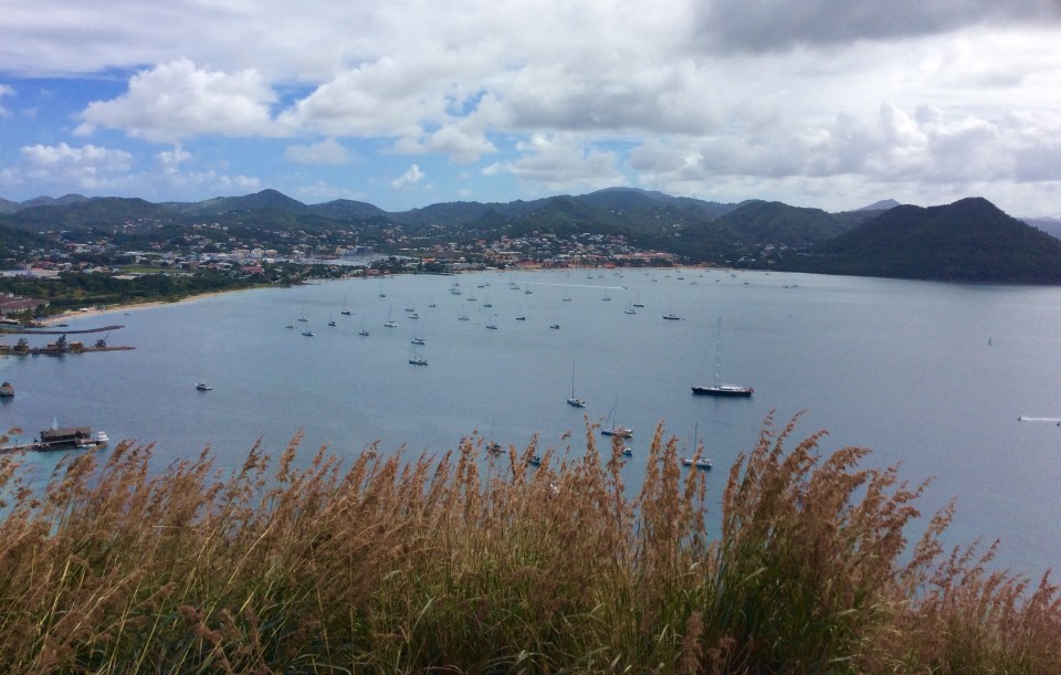Looking south towards Rodney Bay/Reduit Beach, St. Lucia