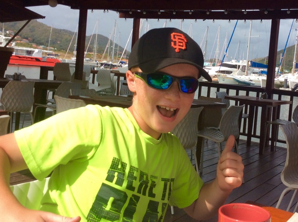 Ronan, St. Lucia B-day brunch, 2017