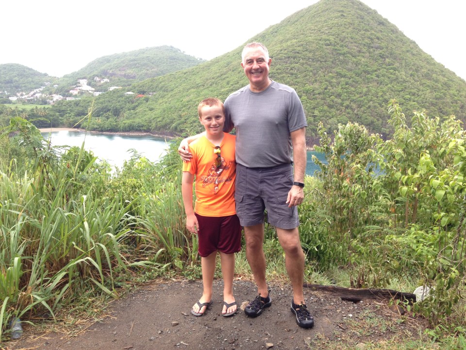 Ronan & Randy, segway tour, St. Lucia (2017)