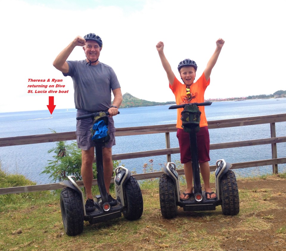 Randy & Ronan Segway in St. Lucia (2017)