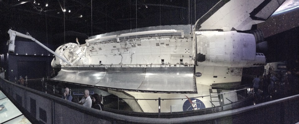Space Shuttle Atlantis in its permanent museum home, Kennedy Space Center, Cape Canaveral, FL, 12-17