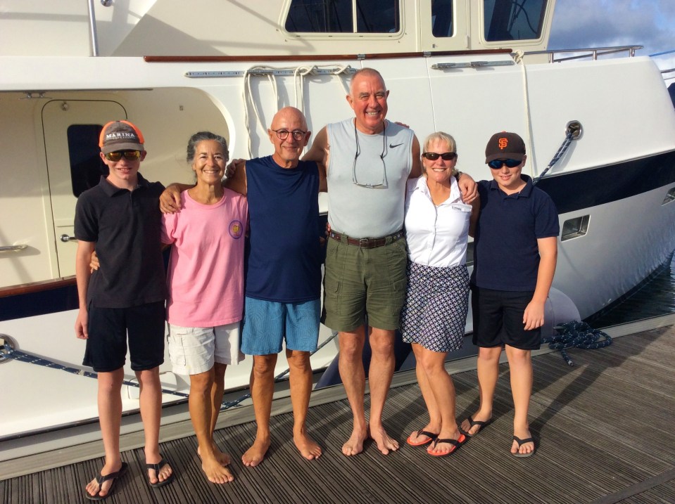 Ryan, Paulette, John, Randy, Theresa & Ronan in St. Lucia (Jan. 2018)