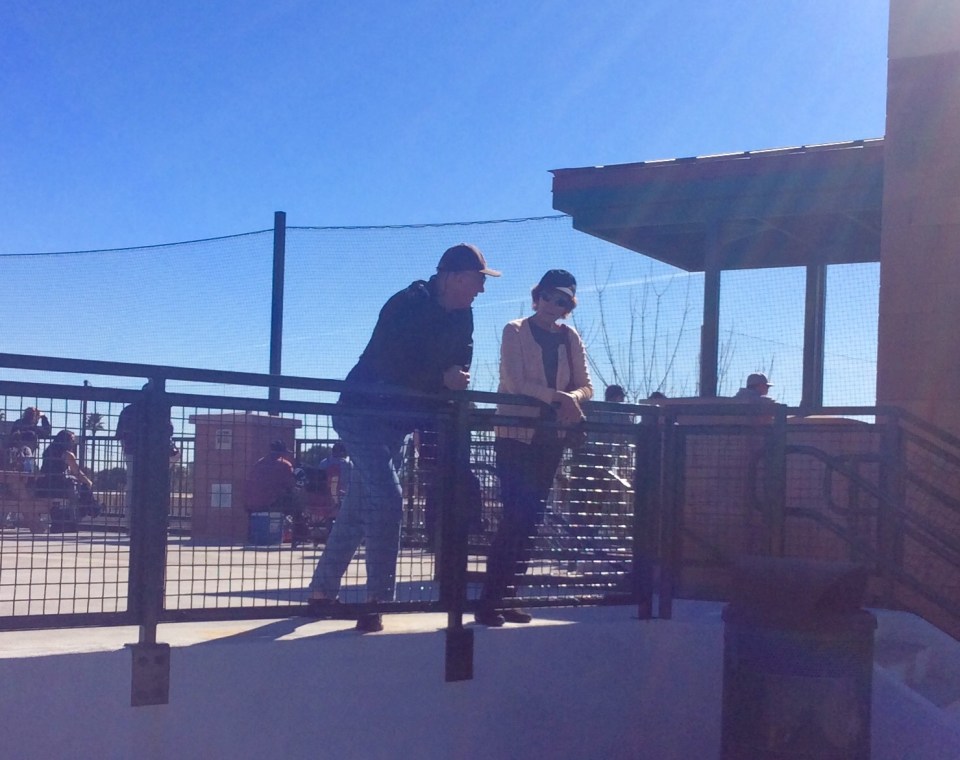Randy & Aunt Patti on the observation deck