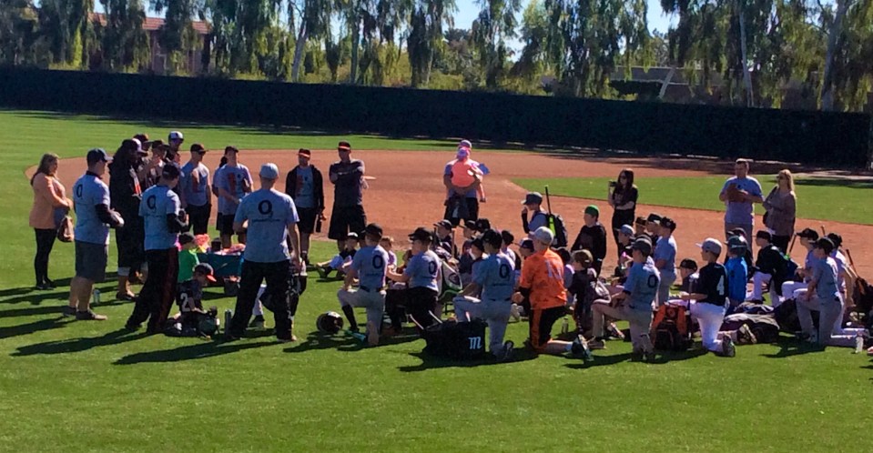 End of Day 1 gathering