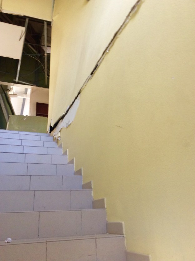 Old office, Fort Louis Marina, Marigot Bay, St. Martin (March 2018)