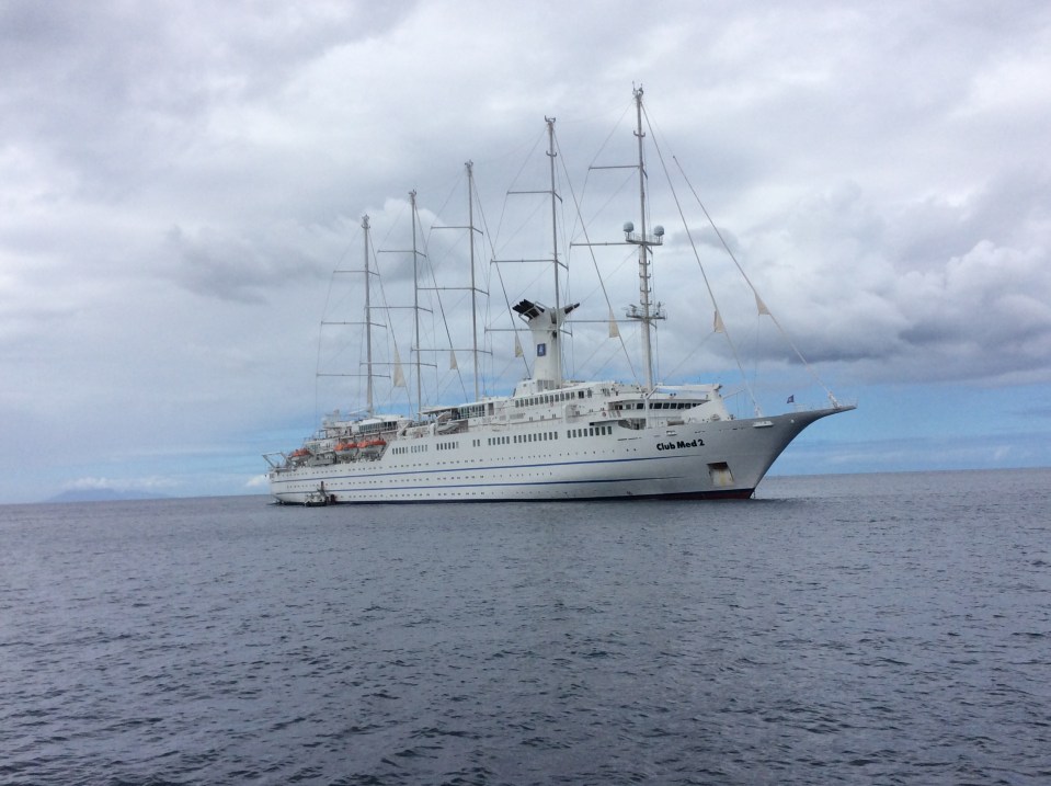 Club Med 2 Sailing Cruise Ship, Deshaies, Guadeloupe (2018)
