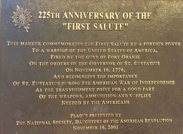 First Salute Plaque