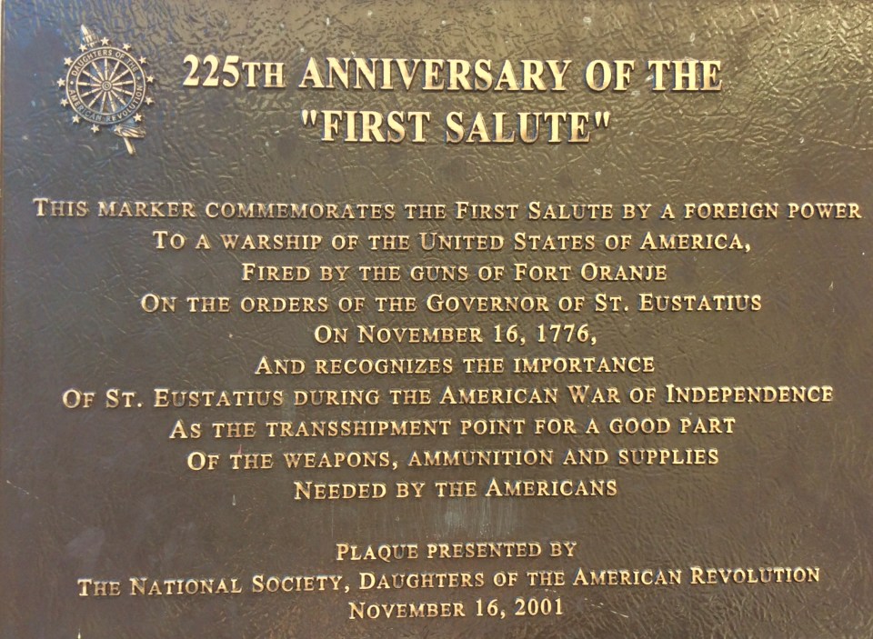 First Salute Plaque