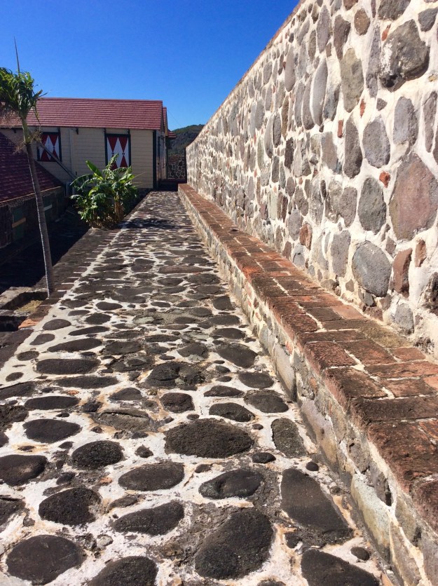 Walkway, Fort Oranje, St. Eustatius (Dutch Caribbean)