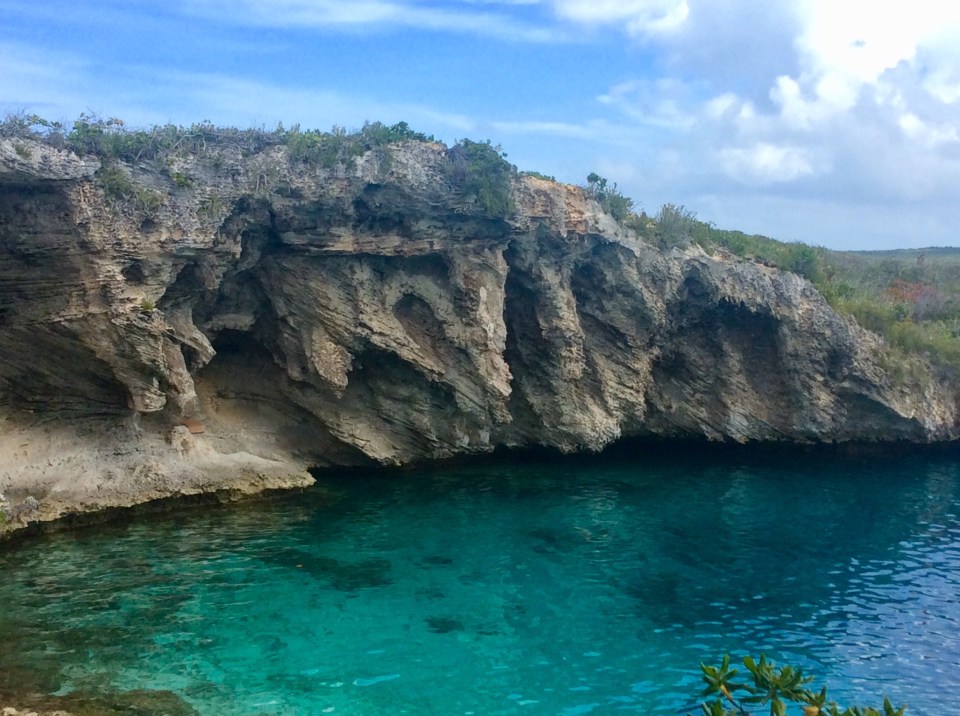 Dean's Blue Hole, Long Island, Bahamas