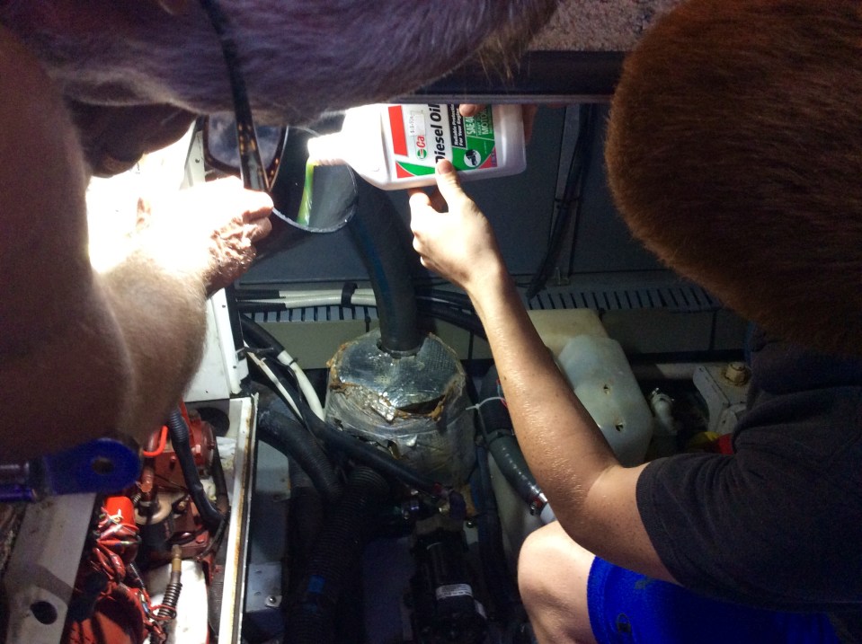 Add another quart of oil