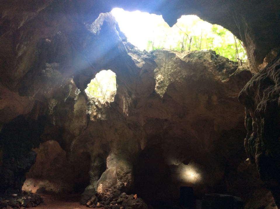 Cave, Long Island, Bahamas
