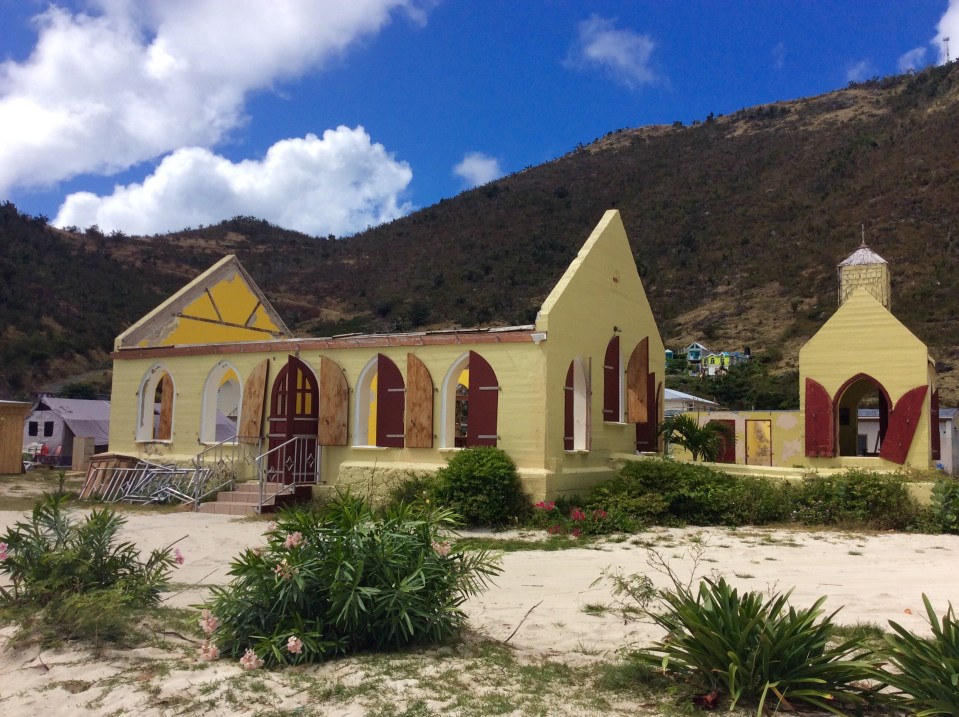 Church, Great Harbor, Jost Van Dyke, BVIs (March 2018)
