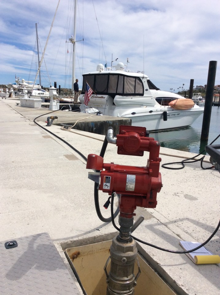 In slip fueling, The Yact Club Marina at Palmas del Mar, Humacao, Puerto Rico
