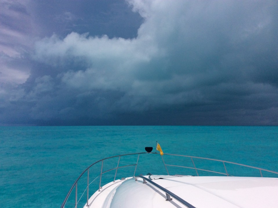 Approaching Providenciales Turks & Caicos
