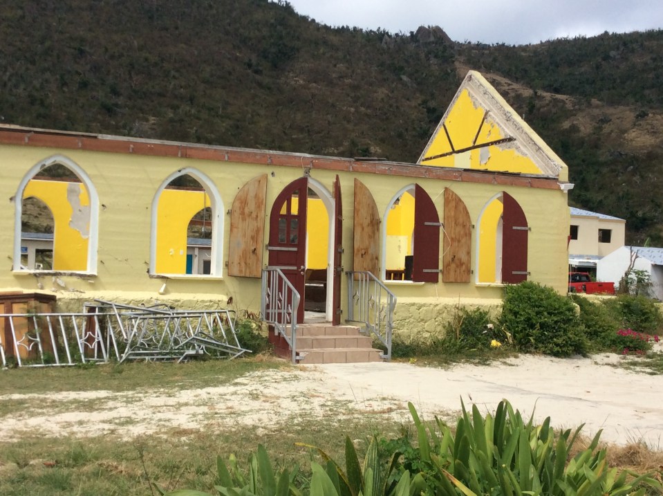 Church, Great Harbor, Jost Van Dyke, BVIs (March 2018)