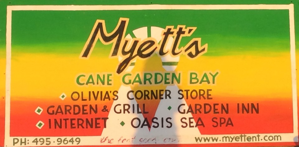 Myett’s is open in Cane Garden Bay, BVIs (March 2018)