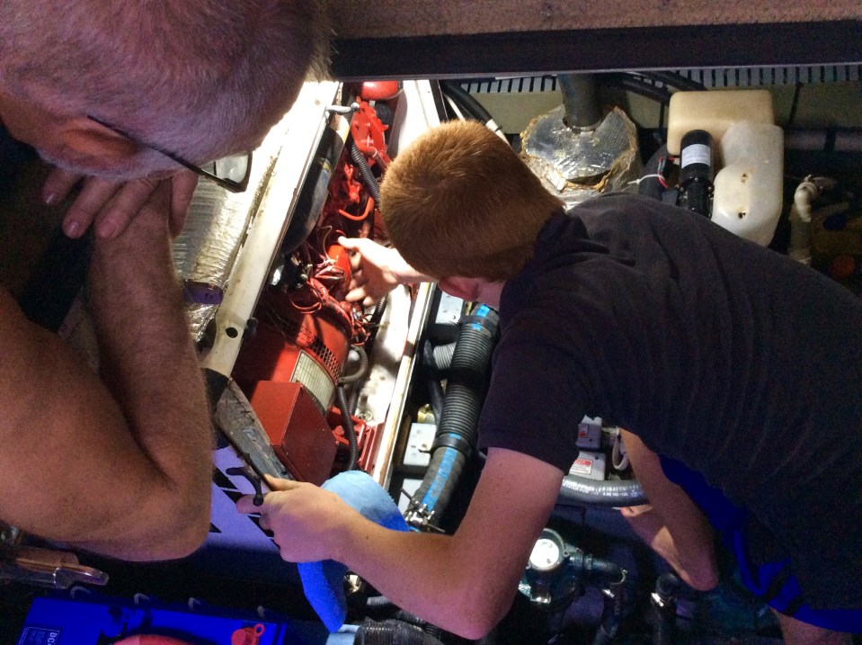 Remove the old oil filter