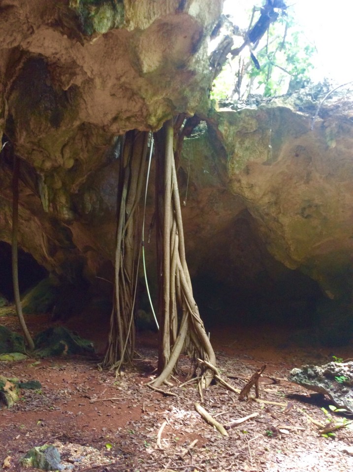 Cave, Long Island, Bahamas