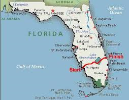 Okeechobee Waterway - FL Map