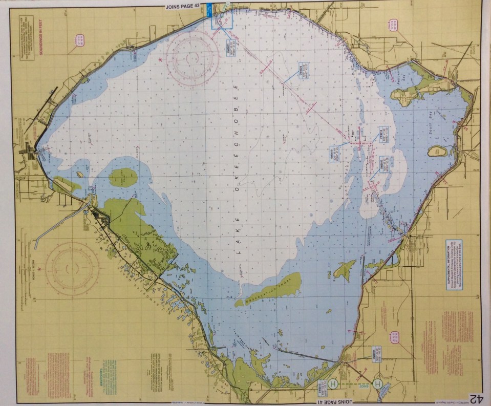 Lake Okeechobee Chart