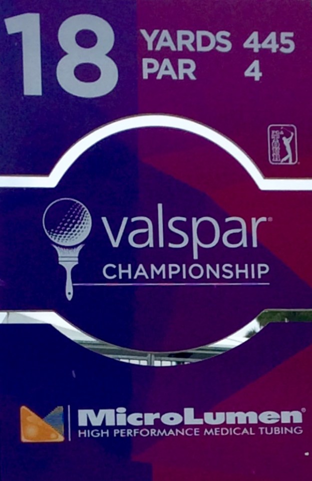 18th hole 2019 PGA Valspar Championship