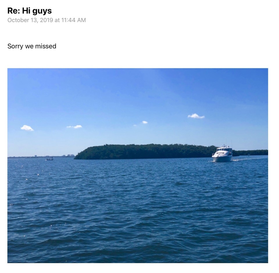 Pilots' Discretion in the channel departing Caladesi Island, FL (Oct. 2019)