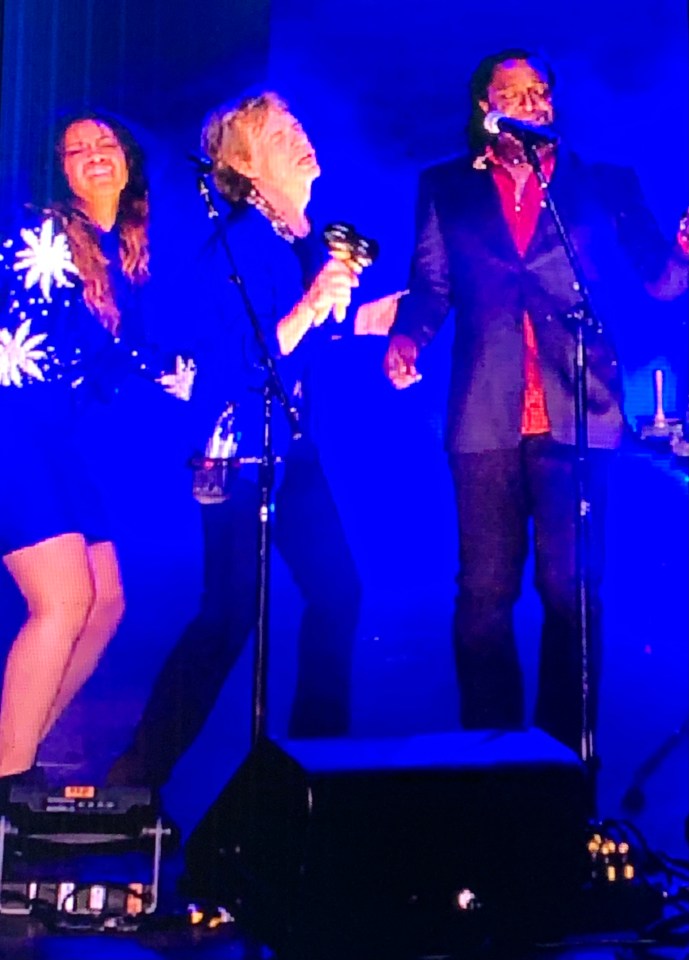 Sasha Allen, Mick Jagger, and Bernard Fowler (2021)